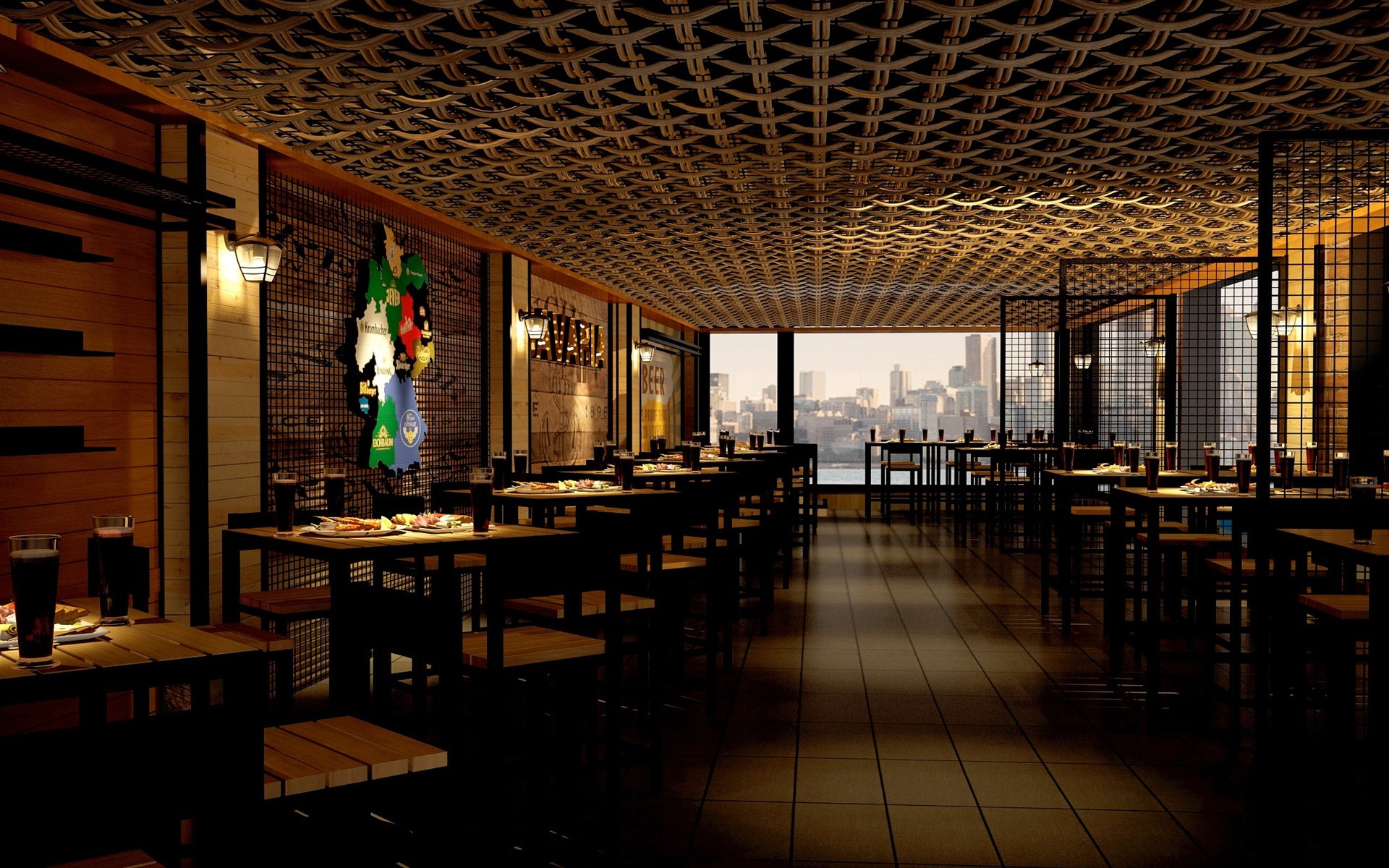 Restoran Kafe İç Mimarlık Projeleri